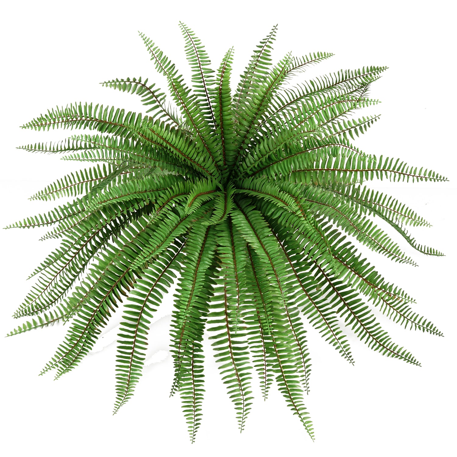 Velener 36Inch Artificial Boston Fern Large Hanging Plant, Fake Fern Plants Bush Indoor for Home Decor, Faux Plants Outdoor, Garden, Office, Garden Decoration(Green)