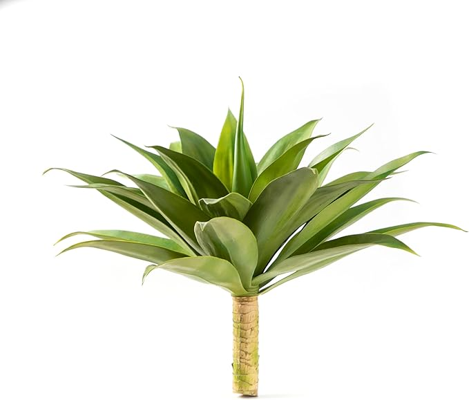 Velener Artificial Plant Outdoor Agave - Large Size UV Resistant Fake Agave Plants for Indoor and Outdoor Decor(28 Inch)